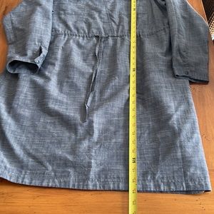 Exofficio Blue Denim Long Sleeve Dress Size XL